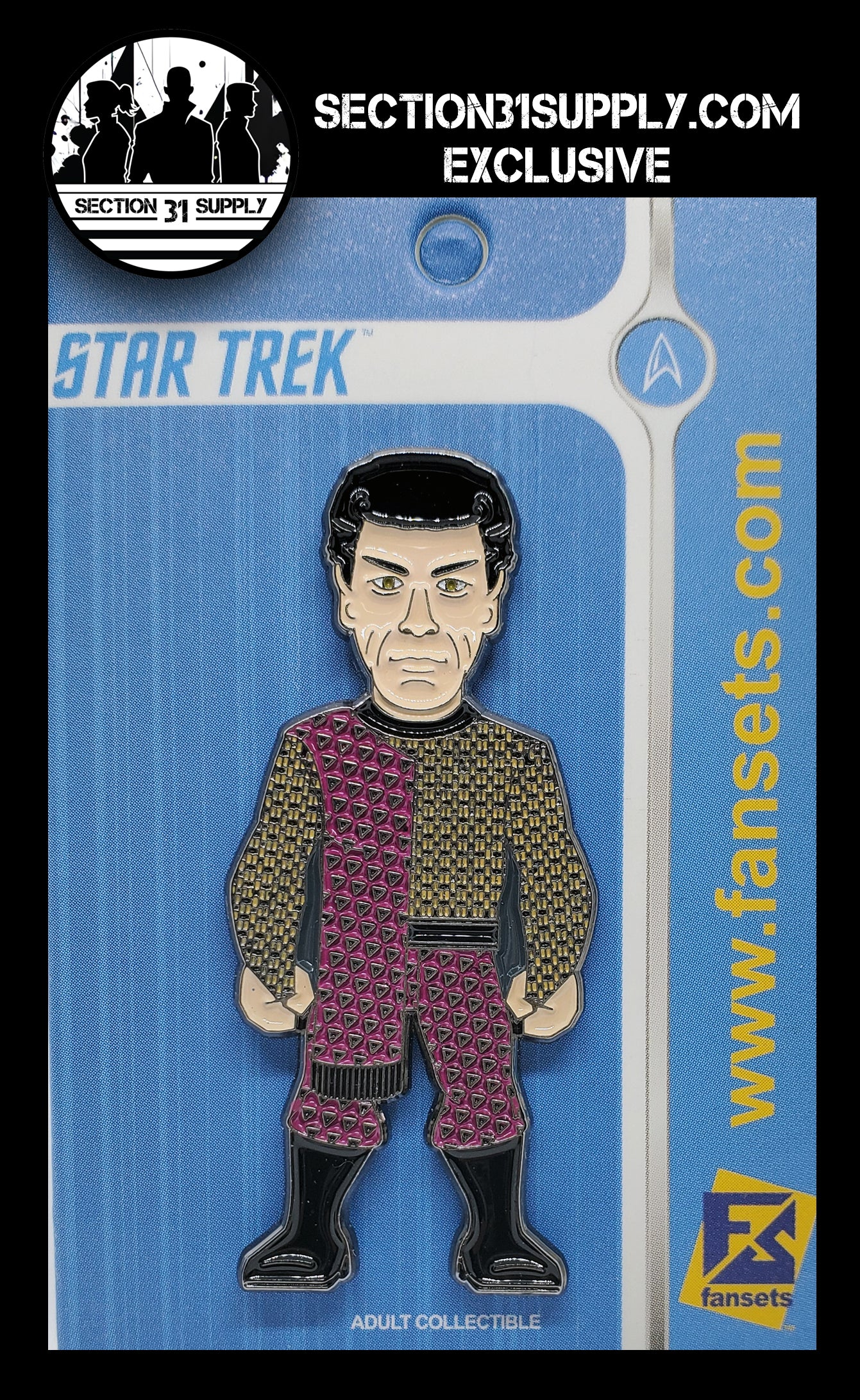 Star Trek:  Sub Commander Tal FanSets pin